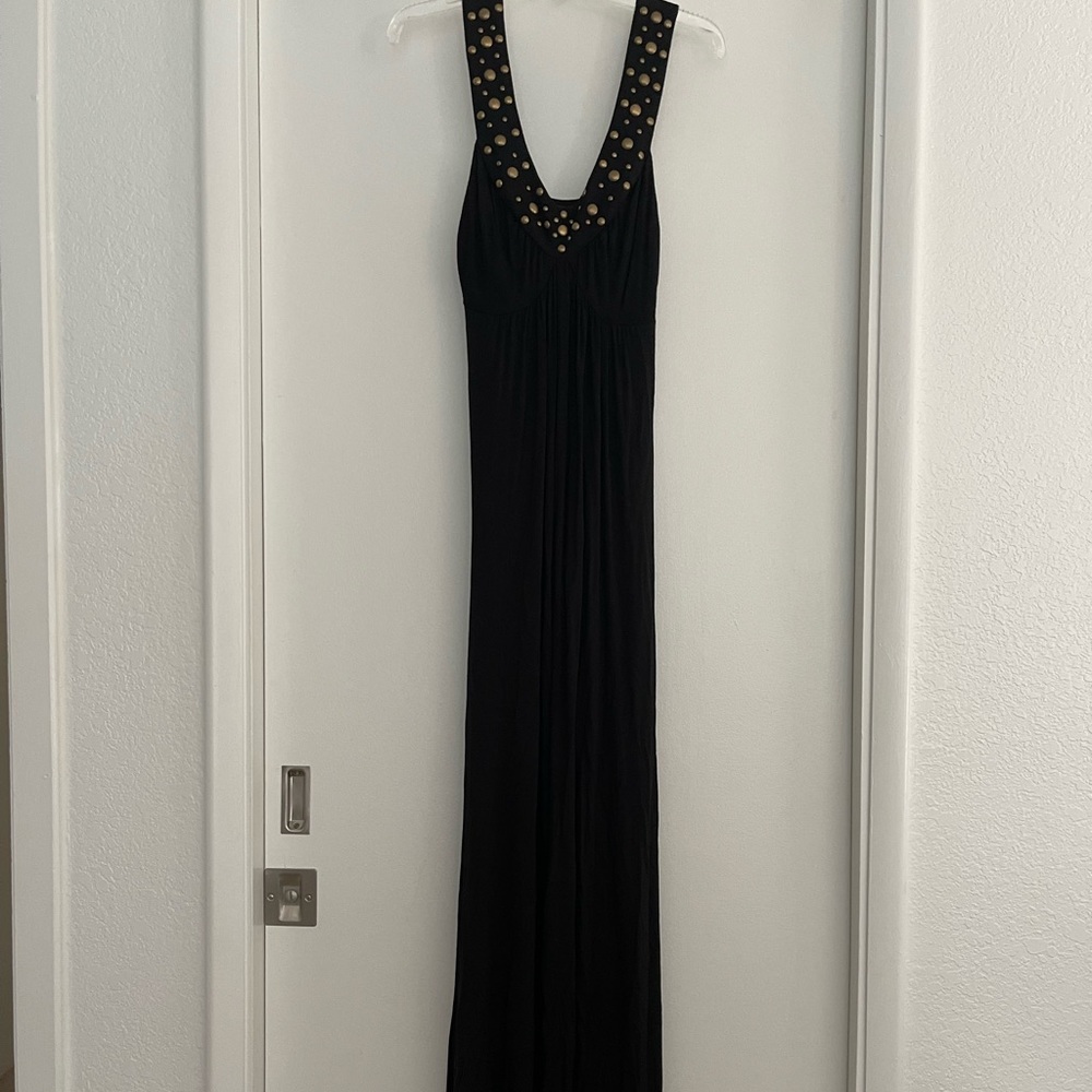 NWT INC Black Long Dress size Petite
